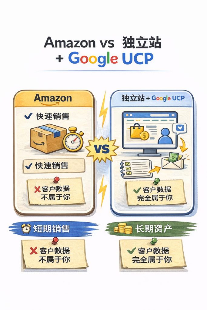 How Google UCP Helps Small Businesses Take Back Customer Ownership from Amazon 2 UCP 亚马逊卖家